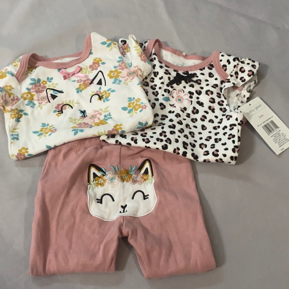 Baby Girl 3 piece set size 3-6 months